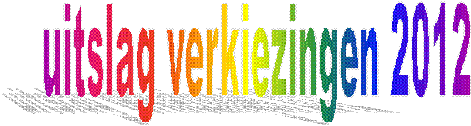 uitslag verkiezingen 2012
